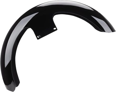 19" Motorcycle Front Fender for 130/60 B19 Tire Mudguard, Front Wheels Wrap Mudguard for Harley Touring Road Glide/CVO Road Glide/CVO Street Glide/Street Glide Ultra 2023-2025 (Gloss Black) in Saudi Arabia