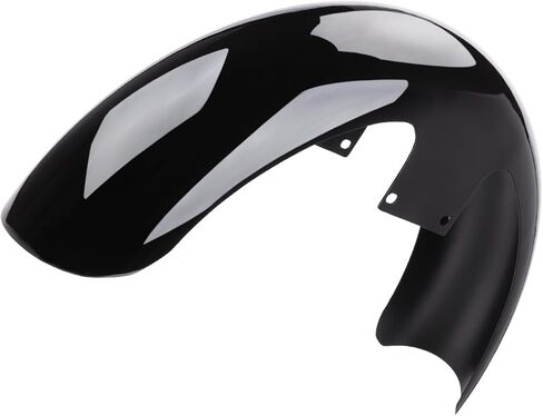 19" Motorcycle Front Fender for 130/60 B19 Tire Mudguard, Front Wheels Wrap Mudguard for Harley Touring Road Glide/CVO Road Glide/CVO Street Glide/Street Glide Ultra 2023-2025 (Gloss Black) in Saudi Arabia