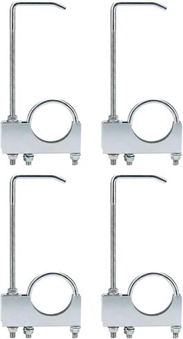 2 Pcs Exhaust Clamp with Hange，Heavy Duty Exhaust Hanger with Clamp for 3" Exhaust Pipe，Universal Exhaust Hangers Exhaust for Car Truck Exhaust Pipe in Kuwait