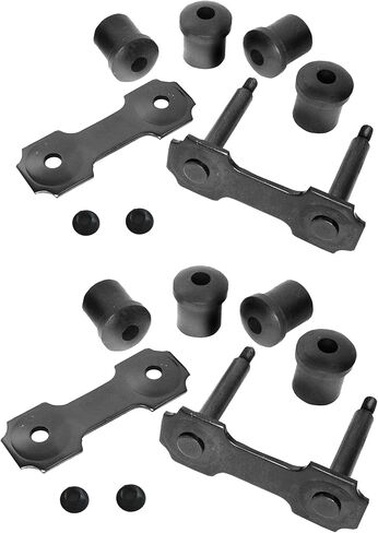 2PCS Leaf Spring Shackle Kit Rear left & right Fits 1964 1965 1966 1967 1968 1969 1970 1971 1972 1973 Ford Mustang in Saudi Arabia