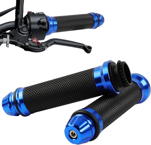 DREAMIZER 7/8 Handlebar Grips Non-Slip Motorcycle Grip w/Throttle Handle Grips Cable Clamp Compatible with Harley Honda Yamaha and More in Saudi Arabia