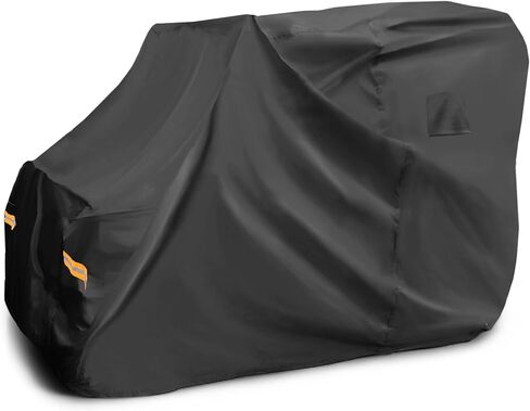 X AUTOHAUX UTV Cover for Kawasaki Teryx4 4 Seaters Waterproof Side by Side Cover for Kawasaki Teryx4 S LE/SE/Camo Outdoor Cover Sun Rain Protection 210D-PU Oxford Cloth Black in Saudi Arabia