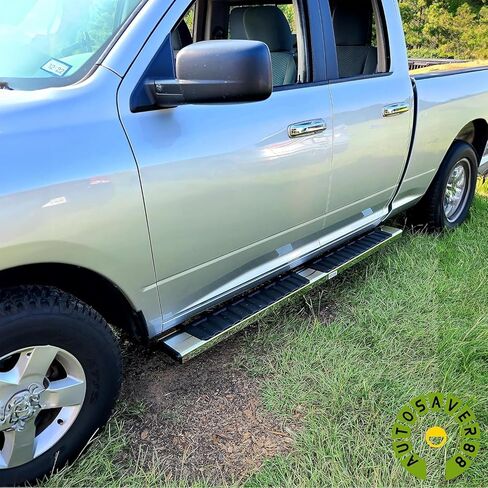 AUTOSAVER88 6 inches Running Boards Compatible with Tacoma 2024-2026 Double/Crew Cab, Textured Silver Stainless Side Step Rails Tube Nerf Bar in Saudi Arabia
