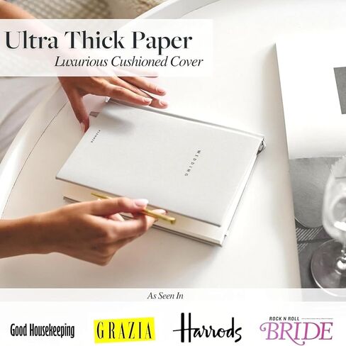 مجموعة مخططات الزفاف الأنيقة Scribble & Dot™ لحفلات الزفاف في الولايات المتحدة الأمريكية | مجموعة كاملة مكونة من 3 قطع | زفاف | مخطط شهر العسل | دفتر وصيفات الشرف | هدية الخطوبة | منظم حفلات الزفاف في الولايات المتحدة الأمريكية in Kuwait