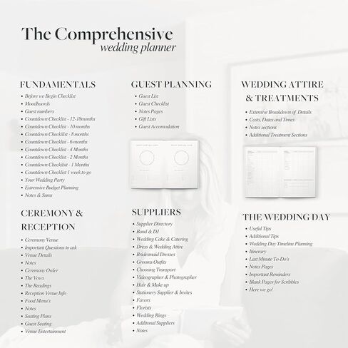 مجموعة مخططات الزفاف الأنيقة Scribble & Dot™ لحفلات الزفاف في الولايات المتحدة الأمريكية | مجموعة كاملة مكونة من 3 قطع | زفاف | مخطط شهر العسل | دفتر وصيفات الشرف | هدية الخطوبة | منظم حفلات الزفاف في الولايات المتحدة الأمريكية in Kuwait
