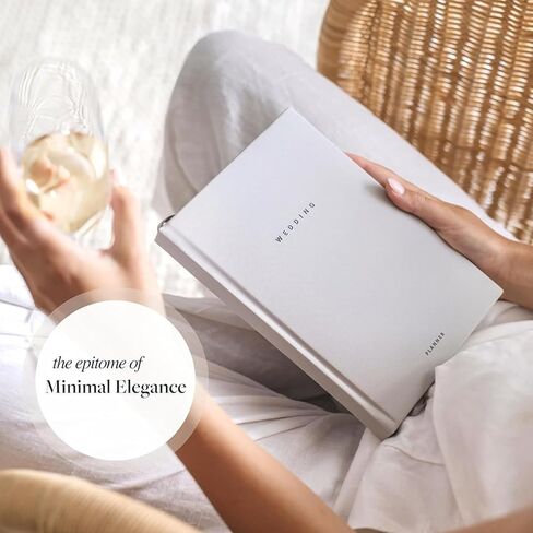 مجموعة مخططات الزفاف الأنيقة Scribble & Dot™ لحفلات الزفاف في الولايات المتحدة الأمريكية | مجموعة كاملة مكونة من 3 قطع | زفاف | مخطط شهر العسل | دفتر وصيفات الشرف | هدية الخطوبة | منظم حفلات الزفاف في الولايات المتحدة الأمريكية in Kuwait