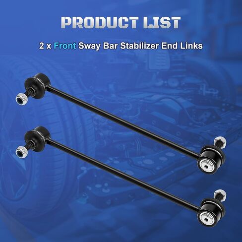 وصلات نهاية قضيب التثبيت الأمامي K80296 متوافقة مع 2005-2012 Ford Escape، 2001-2005 Toyota RAV4، 2014-2020 Mazda 6 CX-5 CX-9، 2004-2012 Mercury Mariner & M-itsubishi Eclipse Endeavour، مجموعة من 2 in Kuwait