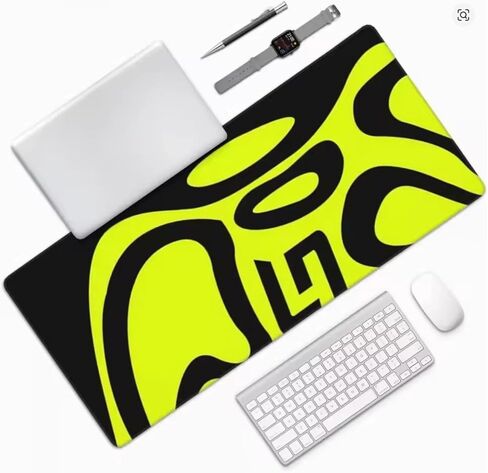 F1 LN4 LandoNorris Computer Mat for Desk (36x12Inches) Keyboard Mouse Desktop Laptop Protector - Green Blob in Saudi Arabia