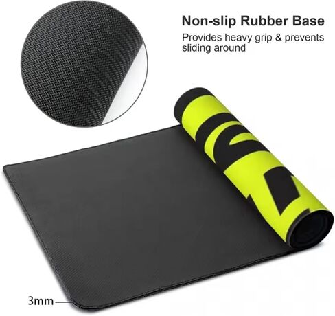 F1 LN4 LandoNorris Computer Mat for Desk (36x12Inches) Keyboard Mouse Desktop Laptop Protector - Green Blob in Saudi Arabia