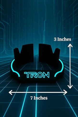 Futuristic Identity Disk Display with Stand Inspired by Tron Disc in Saudi Arabia