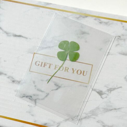 12 Sheets Four Leaf Clover Bookmarks - St. Patrick's Day Bulk Gifts, Good Luck Charms for Wallet, Books, or Coworkers, 4 Leaf Clover Lucky Cards for Gifting in Saudi Arabia