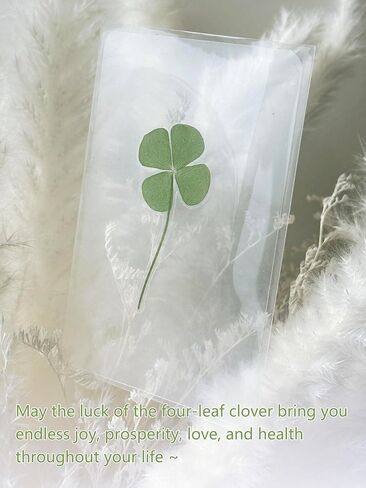 12 Sheets Four Leaf Clover Bookmarks - St. Patrick's Day Bulk Gifts, Good Luck Charms for Wallet, Books, or Coworkers, 4 Leaf Clover Lucky Cards for Gifting in Saudi Arabia