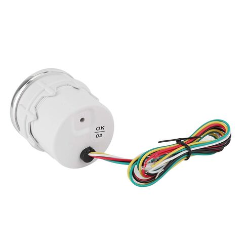 Water Temperature Gauge LED Universal Car Dashboard 52mm Smoke Tint Lens Red Needle White Display High Sensitivity 40 150℃ Range 12V DC ABS Plastic Racing Style Accessory in Kuwait