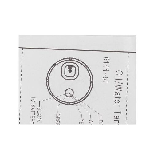 Water Temperature Gauge LED Universal Car Dashboard 52mm Smoke Tint Lens Red Needle White Display High Sensitivity 40 150℃ Range 12V DC ABS Plastic Racing Style Accessory in Kuwait