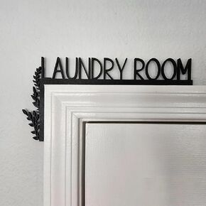 هدية السنة الجديدة 2025 - غطاء باب معدني لطيف أحبك وداعًا على إطار الباب ديكور زاوية علامة زخارف سوداء وزخارف خشبية مضحكة لعيد الميلاد (أحبك وداعًا) in Kuwait