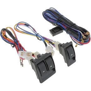 12V Universal Car Electric Power Window Switch Kit With Wiring Harness Holder in Kuwait