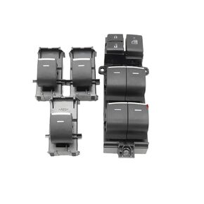 LED Backlight Lighted Electric Power Window Regulator Switch Button Compatible with Toyota BZ4X 2023-2024 GR Corolla 2023-2025(1set RHD Blue) in Kuwait