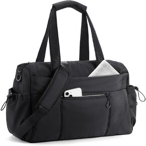 حقيبة الصالة الرياضية للنساء من TOPEAST، حقيبة منتفخة خفيفة الوزن طوال الليل في عطلة نهاية الأسبوع، حقيبة دفل مبطنة للسفر مع جيب مبلل ومقصورة للكمبيوتر المحمول، منتج شخصي معتمد من شركة الطيران، مقاومة للماء in Kuwait