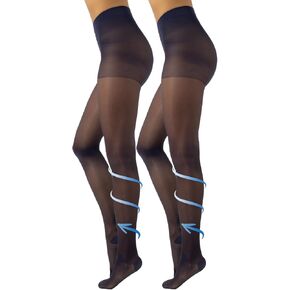 كالزيتالي جوارب طويلة داعمة ثابتة عامل 10 | S، M، L، XL | أسود، أزرق، جلد | 70 دن | صنع في ايطاليا in Kuwait