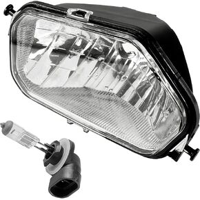 Caltric Front Left Headlight with Bulb Compatible with Polaris Sportsman 550 2012-2013/550 X2 2010 2011 2012 2013 2014 in Saudi Arabia