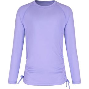 beautyin Rash Guard for Girls Long Sleeve Swim Shirt UPF 50+ Sun Protection Teen Girls Swimsuit Athletic Shirts 7-16Y in Kuwait