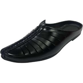 Mens Ethnic Designer Punjabi Jutti for Men Cream Gold Shoes Wedding Khussa Traditional Handmade Loafers in Kuwait