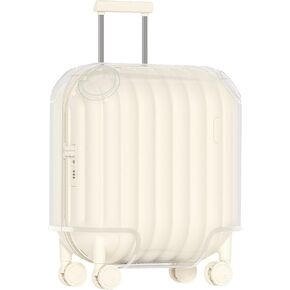 artrips) واقيات غطاء الأمتعة - حقيبة بعجلات من مادة PVC السميكة الشفافة (24 بوصة) in Kuwait