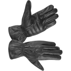 Hugger Men's Unlined Technaline Leather Basic Motorcycle Riding Driving Glove with Padded Palm in Saudi Arabia