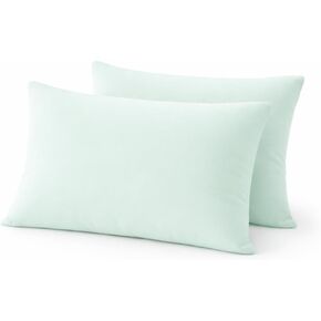 COTTON STICH™ Toddler Pillowcase 16x20 Set of 2, 100% Cotton 600 Thread Count Kids Pillow Covers, Soft Breathable Small Travel Pillowcase with Zipper Closure, White in Kuwait