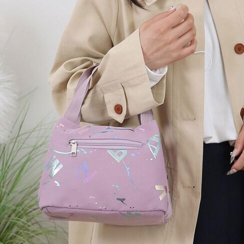 Handbag Oxford Cloth Simple Versatile Large Capacity Purple in Saudi Arabia