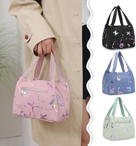 Handbag Oxford Cloth Simple Versatile Large Capacity Purple in Saudi Arabia