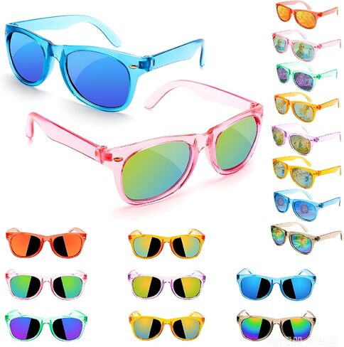 Party Favors Kids Sunglasses Bulk - Boys Girls Birthday Goodie Bags for Children Age 3-8, UV 400 Protection Sunglasses in Saudi Arabia