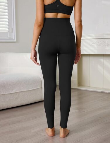 Buttergene 3 Pack Women's Maternity Leggings with Pockets Over The Belly Maternity Yoga Pants Pregnancy Leggings in Saudi Arabia