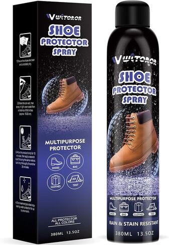 بخاخ واقي للأحذية 13.5 أونصة، حماية نانو مقاومة للماء للمطر والبقع للأحذية الرياضية والجلد وجلد النوبوك والجلد السويدي والقماش in Kuwait