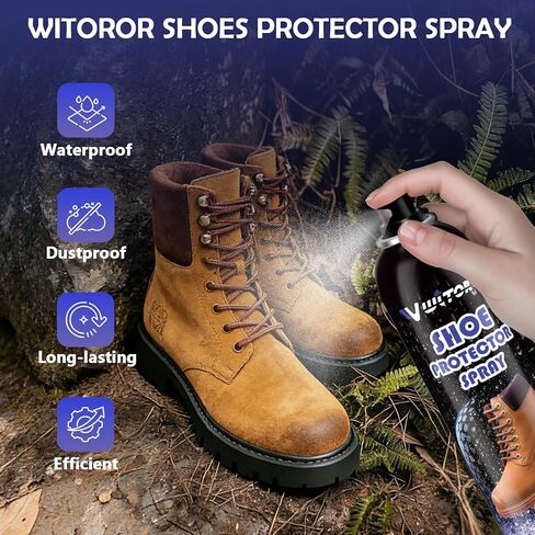 بخاخ واقي للأحذية 13.5 أونصة، حماية نانو مقاومة للماء للمطر والبقع للأحذية الرياضية والجلد وجلد النوبوك والجلد السويدي والقماش in Kuwait