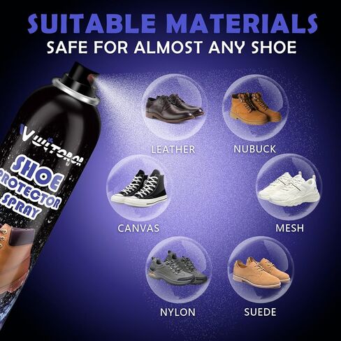 بخاخ واقي للأحذية 13.5 أونصة، حماية نانو مقاومة للماء للمطر والبقع للأحذية الرياضية والجلد وجلد النوبوك والجلد السويدي والقماش in Kuwait