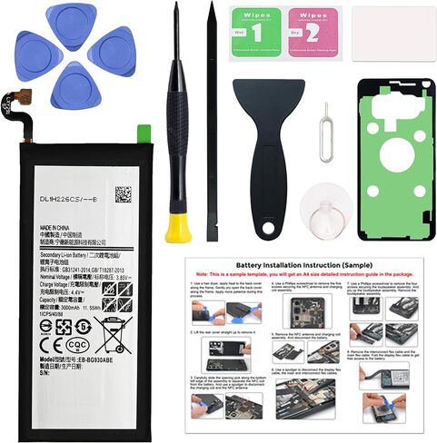 for Galaxy A54 5G / A34 5G Cellphone Battery Replacement Kit EB-BA546ABY, with Installation Guide & Repair Tools in Saudi Arabia