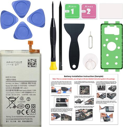 for Galaxy A54 5G / A34 5G Cellphone Battery Replacement Kit EB-BA546ABY, with Installation Guide & Repair Tools in Saudi Arabia