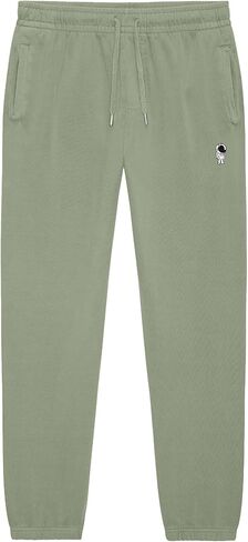 DALIX Astronaut Embroidery Heavy Weight Fleece Sweatpants Soft Lounge Pant Drawstring Waistband Pockets Mens in Saudi Arabia
