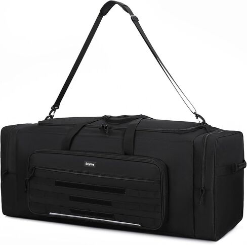 145L Extra Large Duffle Bag, 38"Heavy Duty Duffle Bag, Large Duffle Bag for Travel, Gym Duffle Bag for Men, Large Sports Duffle Bag, Baseball Duffel Bag with Shoulder Strap (Black) in Saudi Arabia