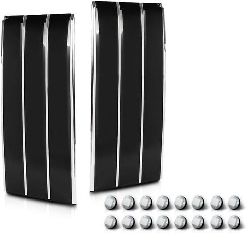 LQI Front Door Side Fender Vent Molding Cover Trim Compatible with Land Rover Range Rover Vogue L405 2013-2022 Left & Right Side Silver in Kuwait