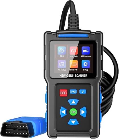 Topdiag JD906 OBD2 Scanner: Check Engine Light, Code Reader, Live Data, Mode 6 & Mode 8, I/M Readiness, 2024 Newest Battery Tester - Car Diagnostic Scan Tool in Saudi Arabia