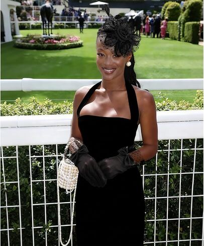 Womens Fascinators Hats and Gloves Set Short Lace Gloves Tea Party Flower Mesh Hair Clips in Saudi Arabia