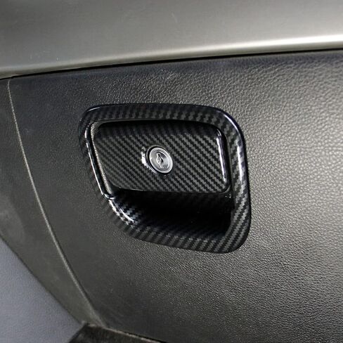 crosselec Carbon Fiber Glove box handle Switch Cover Trim For Dodge Durango 2011-2022 black in Saudi Arabia