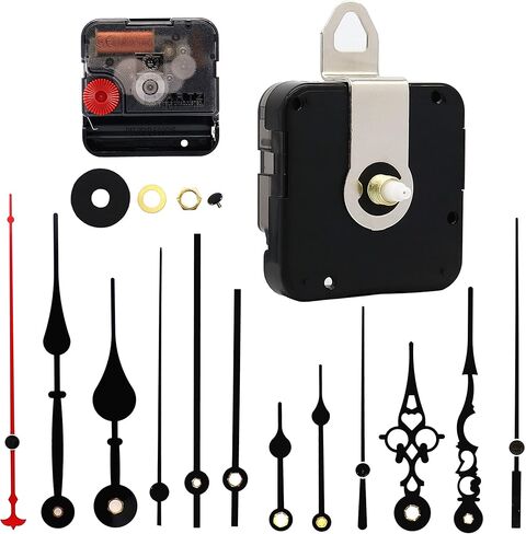 حركة TIKROUND Youngtown لاستبدال إصلاح الساعة 17 مم (43/64 بوصة) طول العمود 9.5 مم (3/8 بوصة) طول الخيط. (عمود أسود) in Kuwait