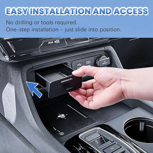 EDBETOS Storage Drawer for 2023 2024 2025 Honda Pilot /2026 Honda Passport Accessories Center Console Organizer Tray Secret Compartment Dash-Cache Cubbies Extra Organizer Box (Not fit 17-25 Ridgeline) in Saudi Arabia