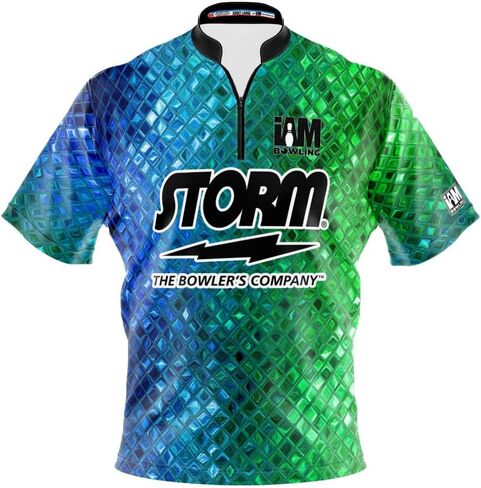 Logo Infusion Dye-Sublimated Bowling Jersey (Sash Collar) - I AM Bowling Fun Design 2018-ST - Storm in Saudi Arabia