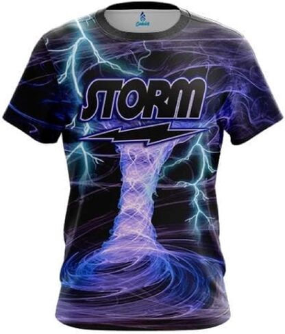 Storm Electrical Tornado Black Bowling Jersey in Saudi Arabia