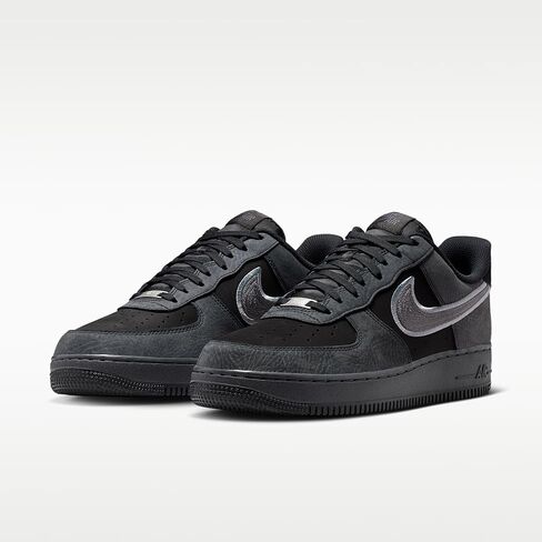 حذاء Nike Air Force 1 '07 LV8 للرجال (أسود/رمادي دخاني/رمادي دخاني داكن) in Saudi Arabia
