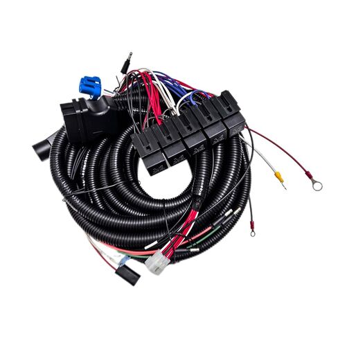 13 Pin 5 Relay Wiring Harness Truck Side MSC08001 MSC04316 412416 Compatible with Boss Snow Plow Power-VDXT Straight-Blade Trip-Edge in Saudi Arabia